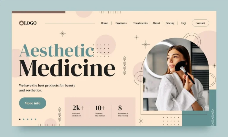 Designing a Website for an Aesthetic Clinic